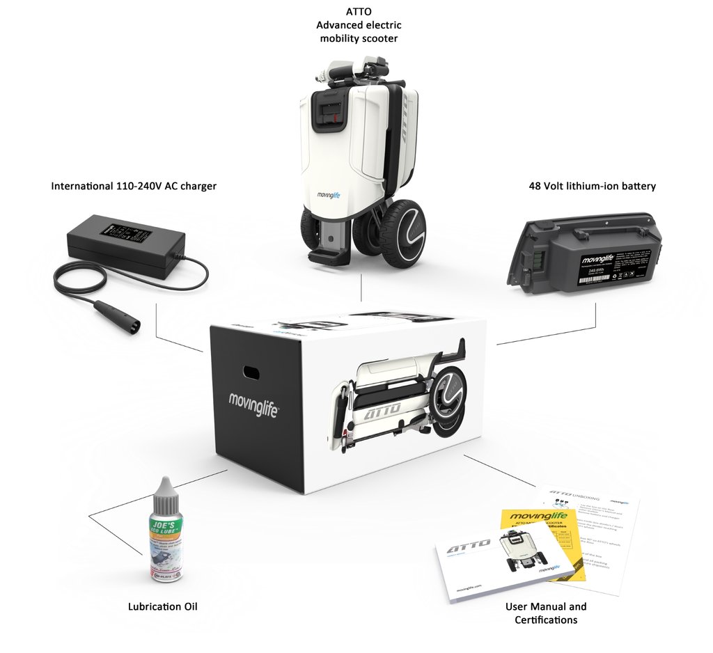 ATTO Folding Mobility Scooter